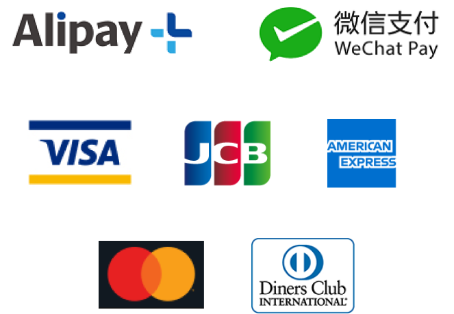 WeCahtPay,visa,logomark,mastercard,amex,diners